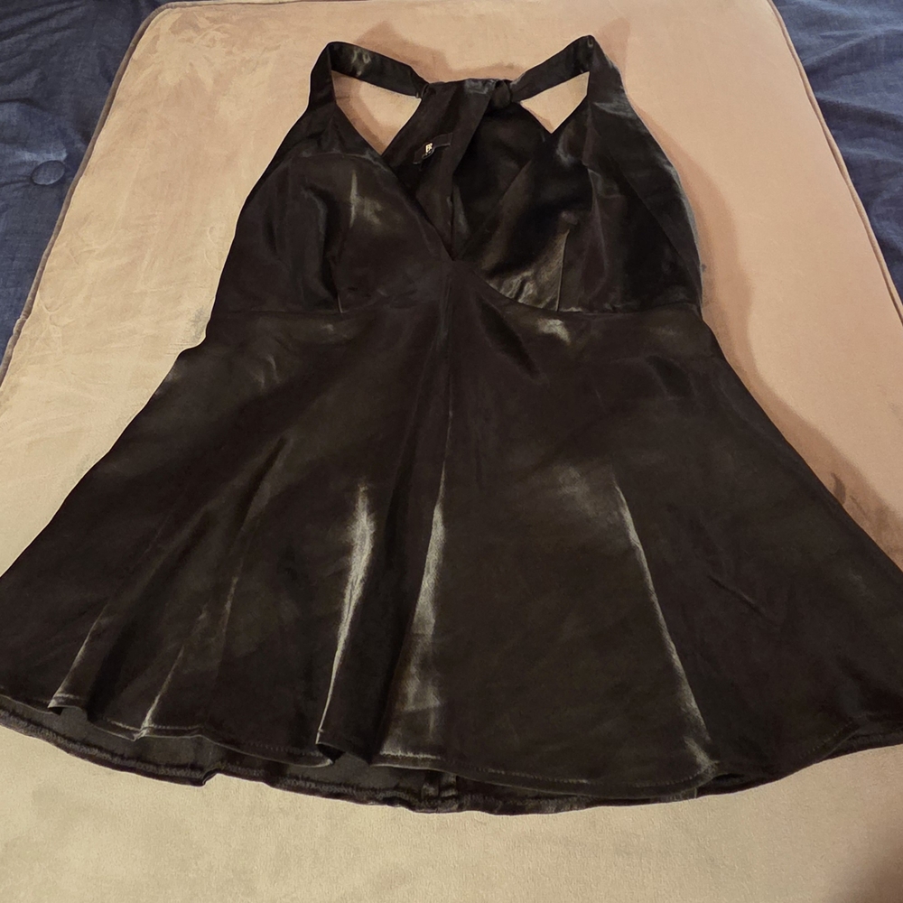 Banana Republic Black Halter Fit and Flare Camisole